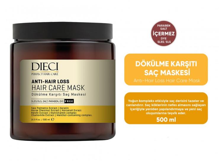DIECI DÖKÜLME KARŞITI SAÇ MASKESİ 500 ML