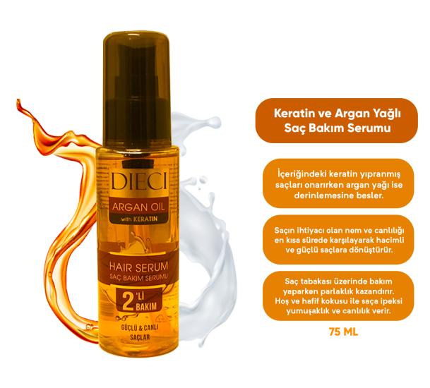 DIECI KERATIN & ARGAN SAÇ SERUMU 75 ML