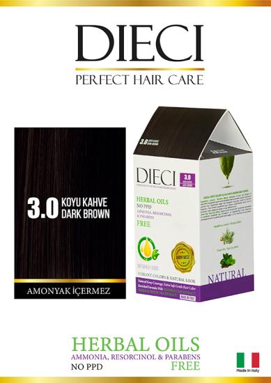 DIECI KİT AMONYAKSIZ BOYA 3.0  KOYU KAHVE
