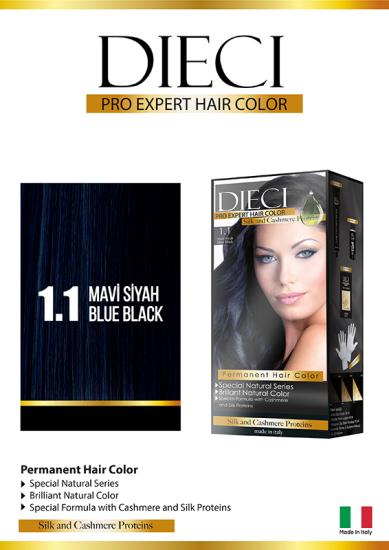 DIECI KIT EXPERT COLOR BOYA 1.1  Mavi Siyah