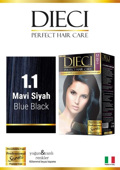 DIECI COLOR KİT BOYA 1.1 MAVİ   SİYAH