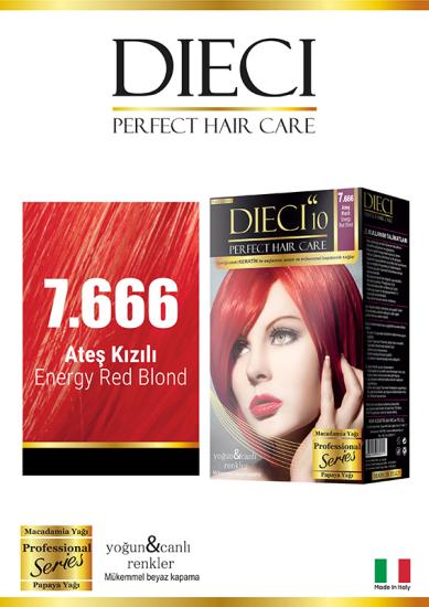 DIECI COLOR KİT BOYA 7.666 KUMRAL ÇOK YOĞUN KIZIL