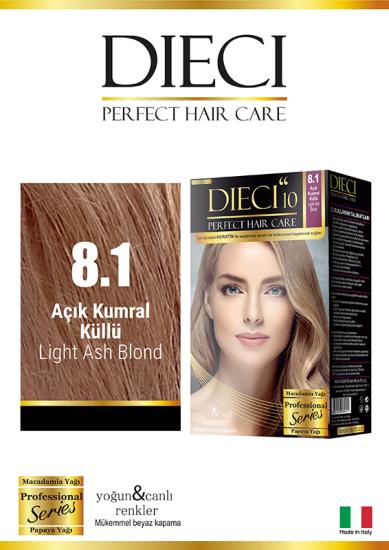 DIECI COLOR KİT BOYA 8.1 AÇIK KUMRAL KÜLLÜ